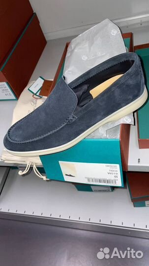 Лоферы Loro Piana Summer Walk Navy Blue