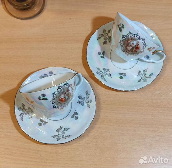 Мадонна Золотая шишка Сахарница, чайные пары Кахла