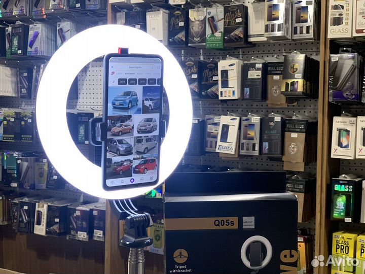 Кольцевая лампа 21см