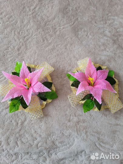 Свадебное украшение на авто