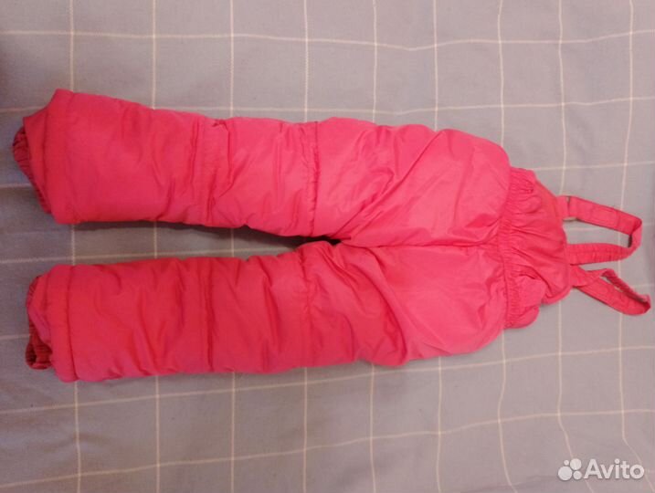 Зимний полукомбинезон для девочки 86