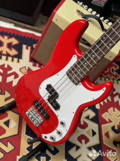 Бас гитара Precision Bass Homage heb710rd Красный