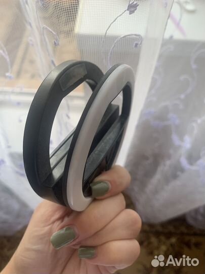 Кольцо для селфи на прищепке