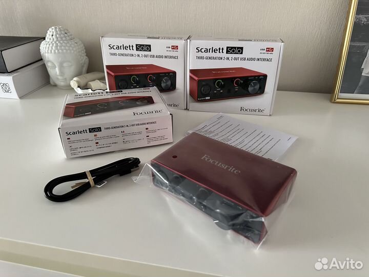 Звуковая карта Focusrite scarlett solo 3rd gen