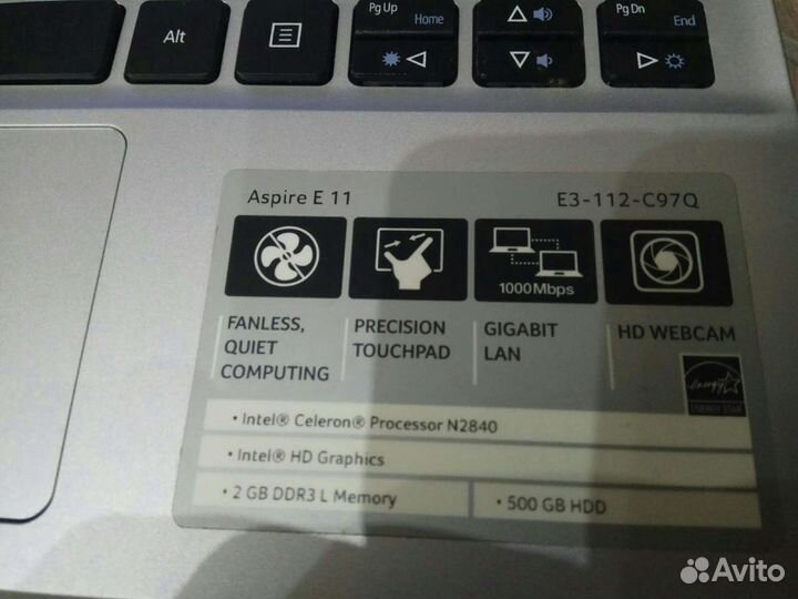 Ноутбук Acer Aspire E11 E3-112-C97Q