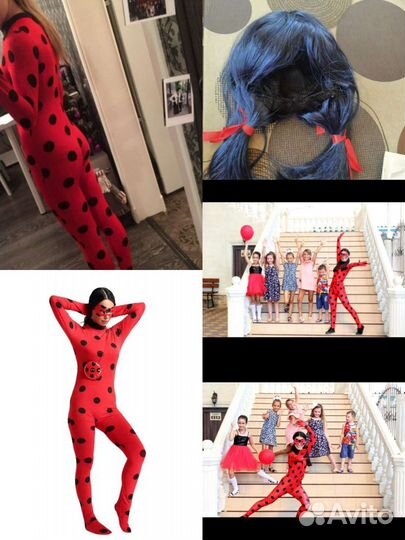 Новый костюм Леди Баг для аниматоров (все разм)