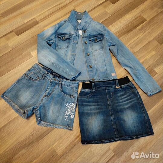 Джинсовка, шорты, юбка