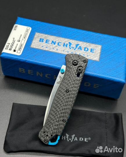 Нож benchmade bugout 535карбон подшипник