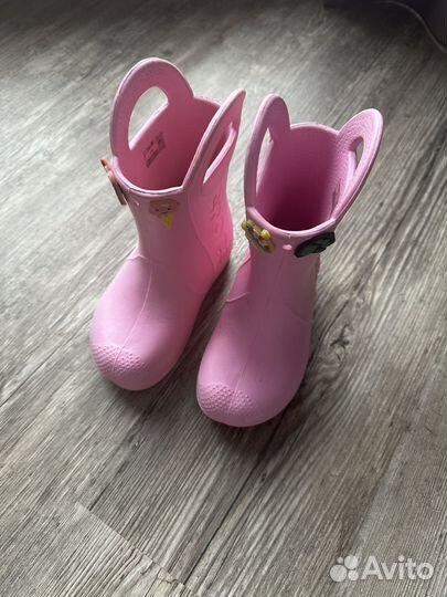 Детские резиновые сапоги с10