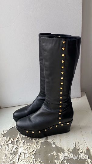 Сапоги на платформе love moschino оригинал 00е