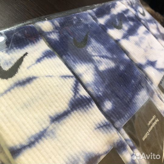Длинные носки Nike Tie Dye