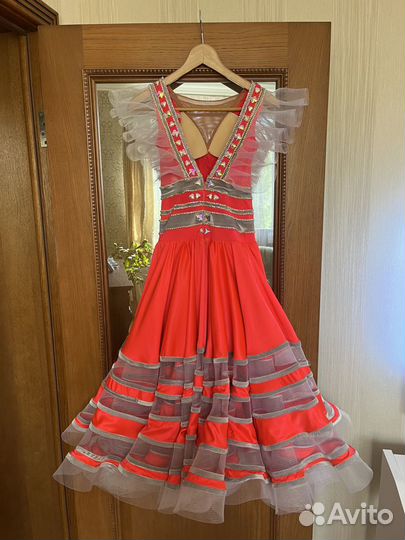 Платье Стандарт Ю-2 бальные танцы р.152-162