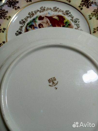 Кобальт.Тарелки.Мадонна.Германия.Чехия