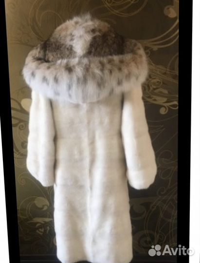 Шуба норковая 46 48 белая