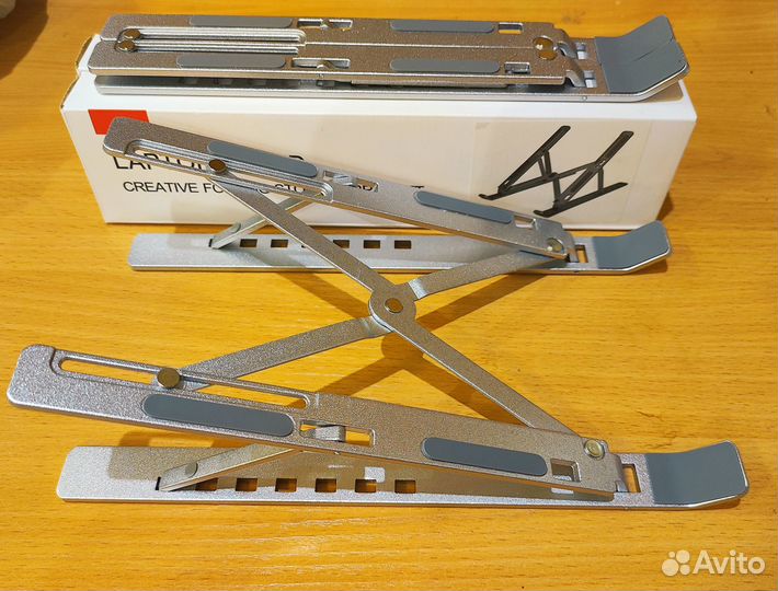 Алюминиевая подставка, для ноутбука