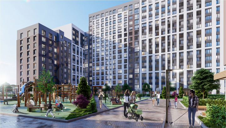 1-к. квартира, 41,3 м², 6/25 эт.