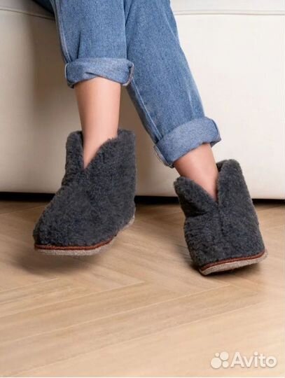 Чуни из овчини