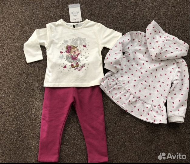 Комплект новый / штаны лонг и толстовка