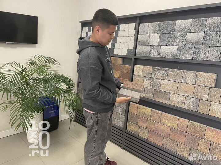 Тротуарная плитка, брусчатка, бордюры под ключ