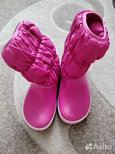 Резиновые сапоги для девочки crocs