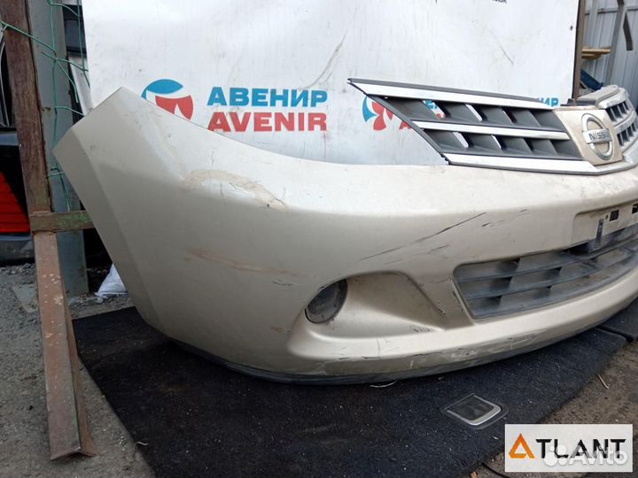 Бампер передний nissan tiida, tiida latio