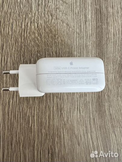 Оригинальный блок зарядки apple 30w