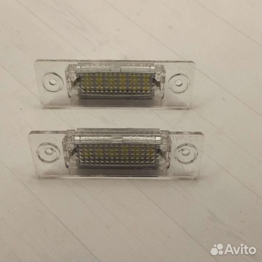 LED подсветка для гос номера Ауди