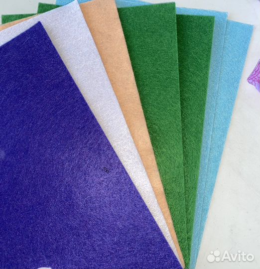 Фетр жесткий мягкий а4
