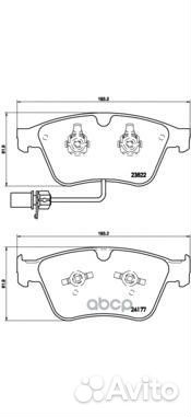Колодки тормозные дисковые передн. bentley cont