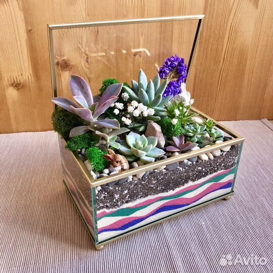 Флорариум “Садик в шкатулке» в наличии