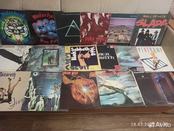 Пластинки Motorhead Pink Floyd Led Zeppelin