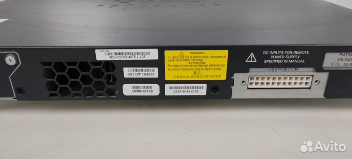 Коммутатор Cisco WS-C2960X-48TS-L