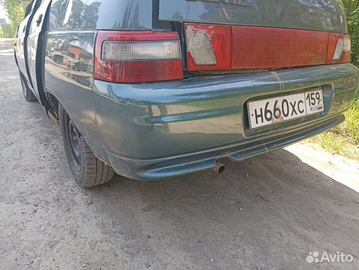 Задний бампер ваз 2112