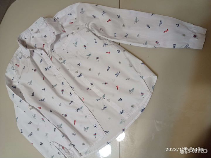 Стильная рубашка для девочки Ostin, р. 134