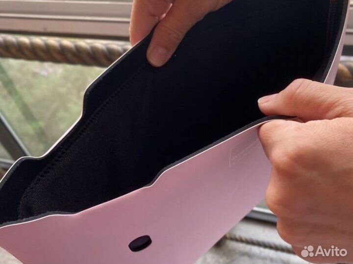 Чехол розовый для компьютера MacBook Air