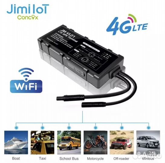 Отслеживание авто. GPS трекер jimi 4G, GV40 LTE
