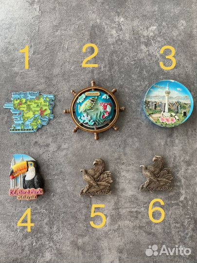 Магниты из Сингапура, Малайзии