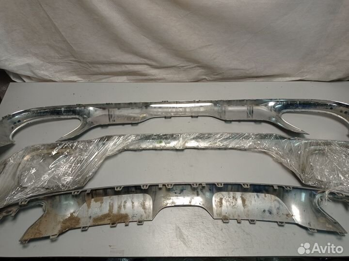 Накладка заднего бампера mercedesglb GLE GLC