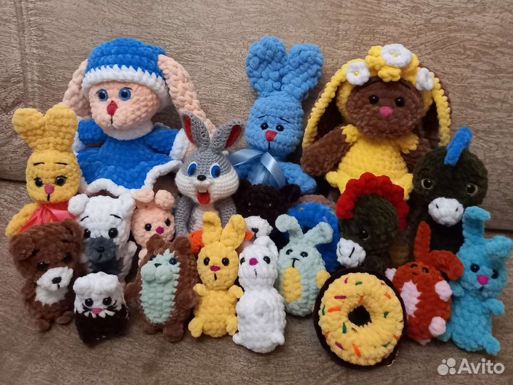 Уточка лалафанфан, зайка, Мишутка