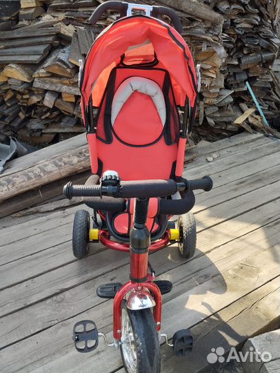 Детский велосипед с ручкой бу