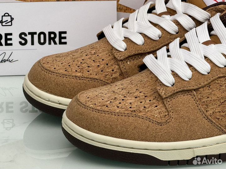 Кроссовки Nike Dunk Low X Clot Cork