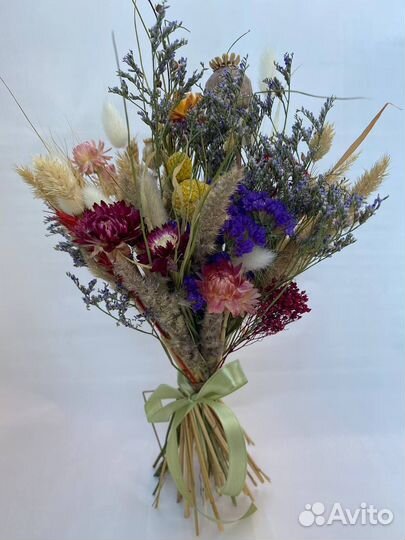 Букеты сухоцветы