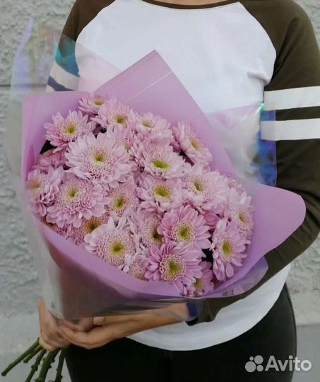 Букет из хризантем