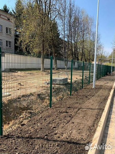 Сетка для забора 3d