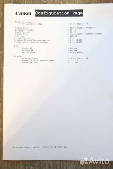 Canon LBP3010