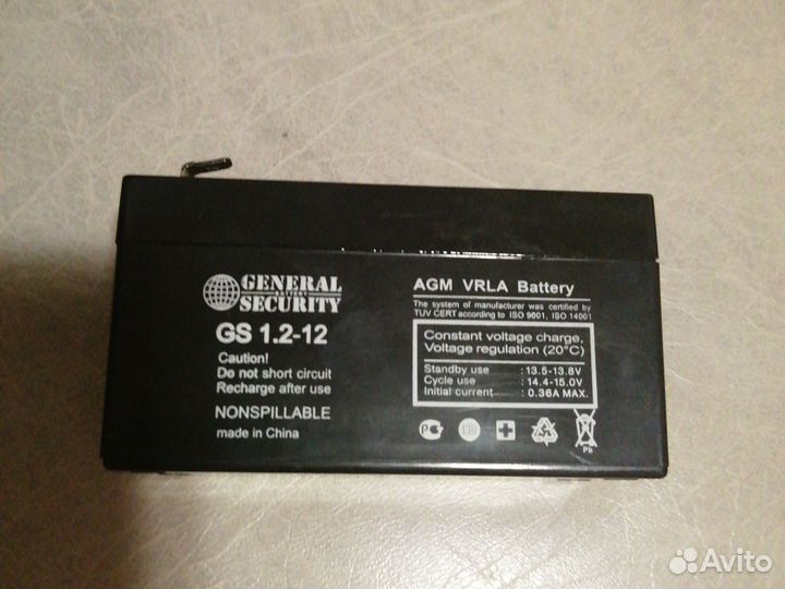 Аккумулятор AGM vrla battery