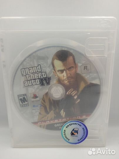 GTA 4 PS3 (б/у, англ.) без обложки