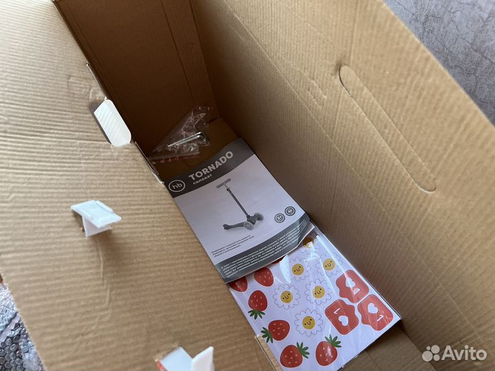 Самокат детский трехколесный happy baby