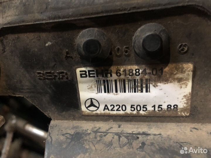 Радиатор кондиционера мерседес w220