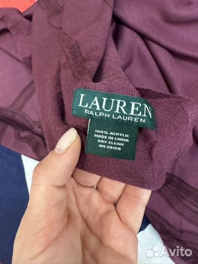 Шарфы как новые Ralph Lauren и Tommy Hilfiger